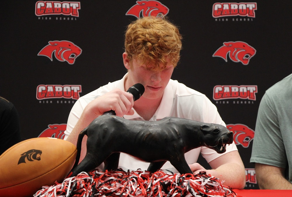 Justin Sobczak Signing NLI for football